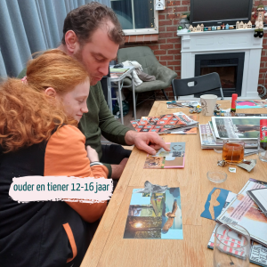 Verbinden in December - ouder & tiener collageworkshop